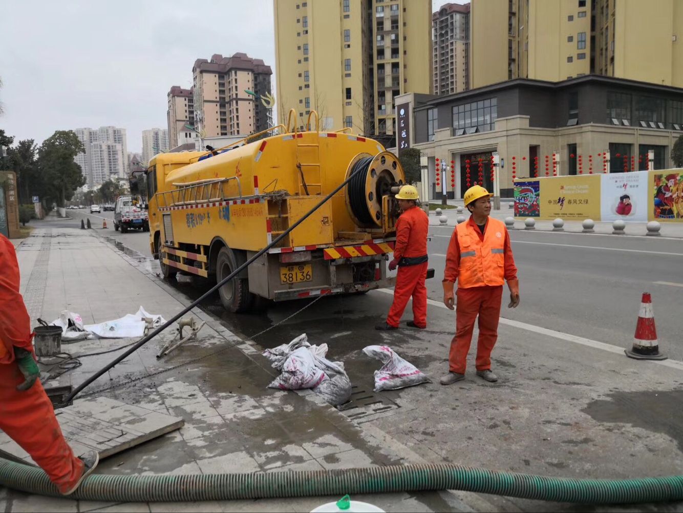 铁力排污管道清淤-管道清洗
